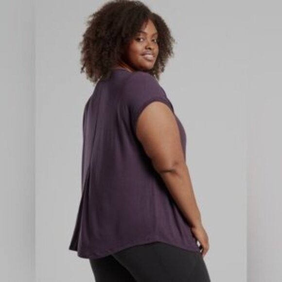 Athleta Cloudlight Stratus Tee in Purple - Size XL - Picture 11 of 13